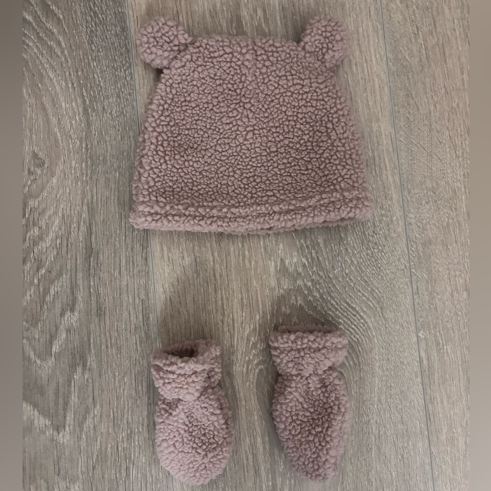 PL Baby Fleece Toque & Mittens Set (0M)